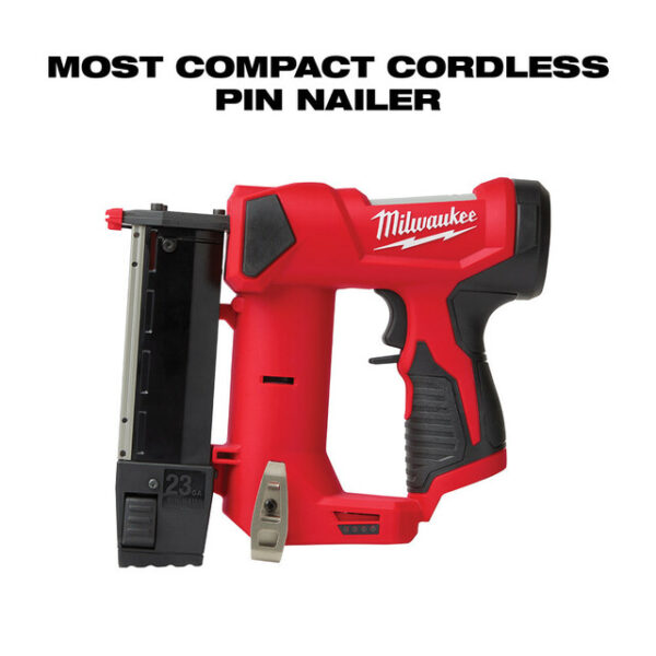 Milwaukee 2540-20 M12 23 Gauge Pin Nailer