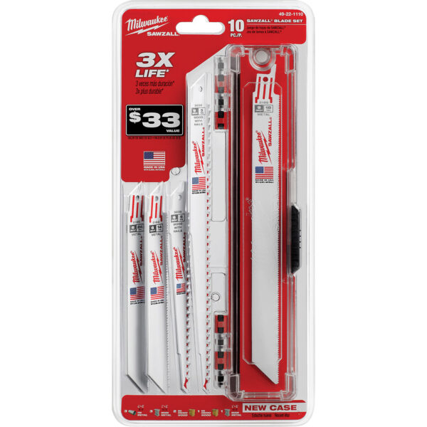 10PC SZ BLADE SET CAN