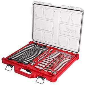 1/4" & 3/8” Drive 106pc Ratchet & Socket Set with PACKOUT Lo