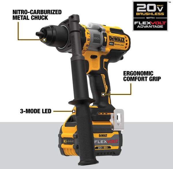DeWALT 20V MAX Brushless Cordless Hammer Drill/Driver 2-Tool