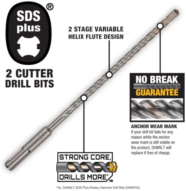 3/8 X 4 X 6 ROCK CARBIDE™ SDS+ HAMMER BIT