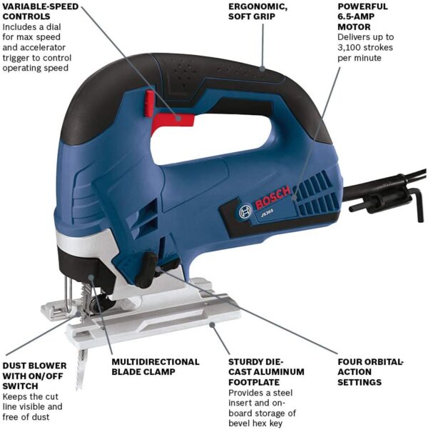 Jig Saw - Top Handle (6.5 Amp)