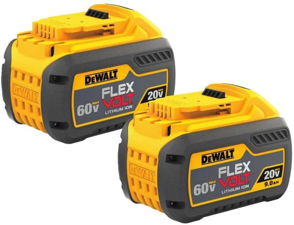 20V/60V MAX FLEXVOLT BATTERY (9AH) 2 PACK