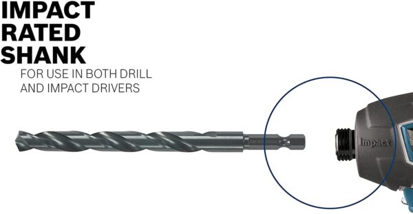 BL2139IM 3/16" IMPACT BLK OX DRLL BT CD
