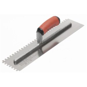 Ntch Trowel-1/4 X 1/4 X 1/4 SQ-DuraSoft Hdle