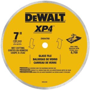 7 CONTINUOUS RIM GLASS TILE BLADE