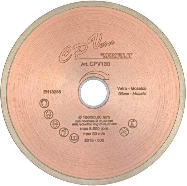 MONTOLIT 10" DIAMOND BLADE FOR GLASS 