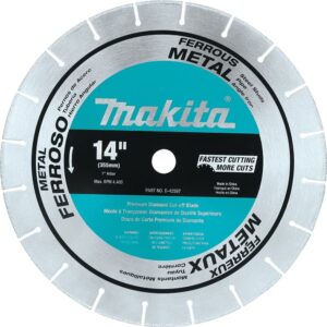 14" DIAMOND BLADE SEGMENT RIM, 1" ARBOR, FOR STEEL