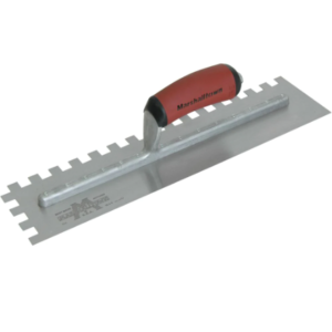Ntch Trowel-3/8 x 3/8 SQ-DuraSoft Hdle