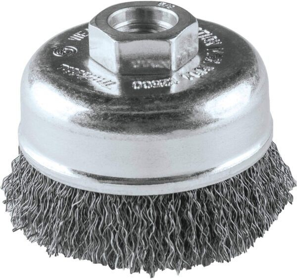 3"X5/8"-11 WIRE CUP BRUSH CRIMPED