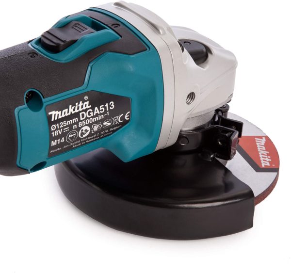 18V LXT Brushless 5" Angle Grinder, Slide Switch (