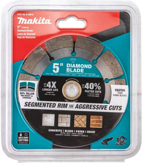 5" DIAMOND BLADE SEGMENTED GP