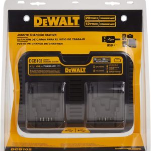 12V/20V MAX LI-ION DUAL PORT JOBSITE CHARGING STAT