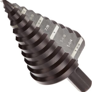 STEP BIT 1/4" - 1-3/8