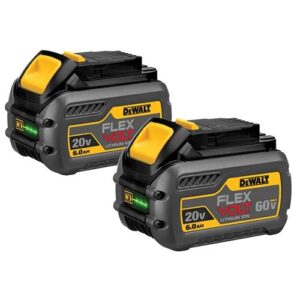 20V/60V MAX FLEXVOLT BATTERY (6AH) 2 PACK