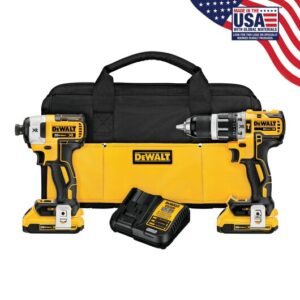20V MAX XR 2 TOOL (DCD796 & DCF887) W/ 2 BATTERIES