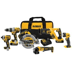 20V MAX XR 6 TOOL  (DCD996, DCF887, DCS367 RECIP, 
