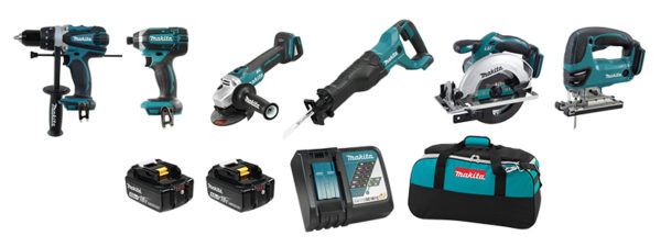 18V LXT 6 Piece Combo 4.0Ah Kit with 2 Batteries