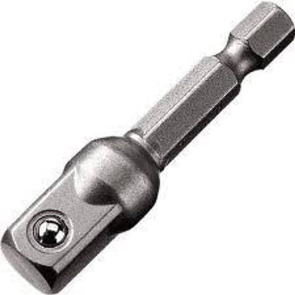 1/4" HEX TO 1/2" SQ IMP READY SOCKT ADPT