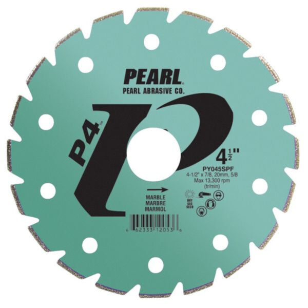 P4 4.5" Electroplated Marble Blade