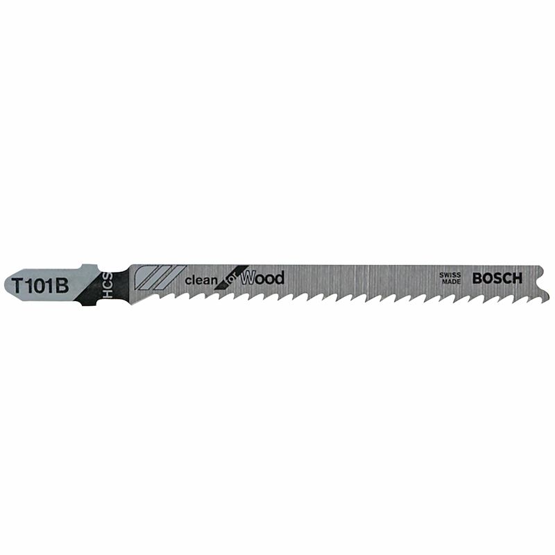 T101D100 4", 6TPI, HCS Bosch Shank Jigsaw Blade (100 pk)