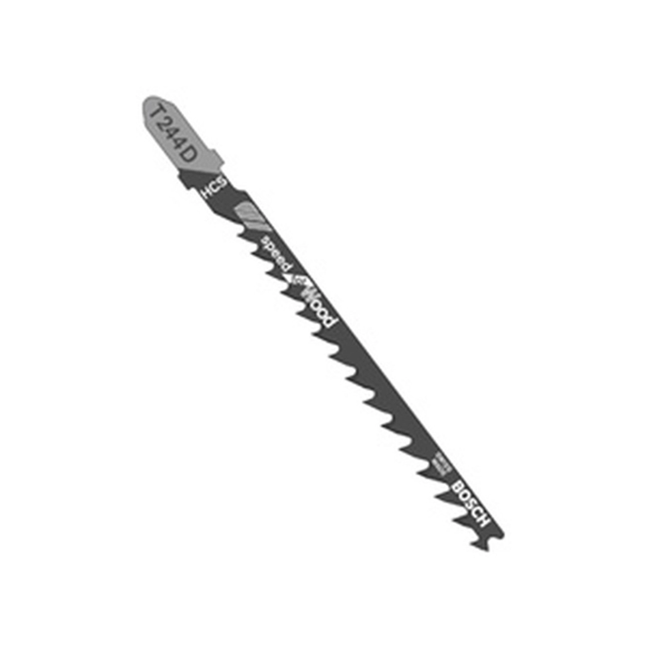 T244D100 4", 6TPI, HCS Bosch Shank Jigsaw Blade (100 pk)