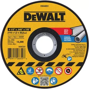 4-1/2" X .045" X 7/8" METAL CUT-OFF WHL (25/PKG)