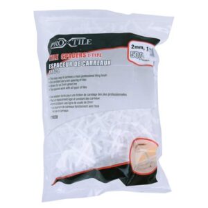 Tile Spacers 1/16in x 2mm L-Type 500/bag