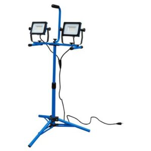 COB LED Worklight Dual Head W/Tripod & Stand 2x20W