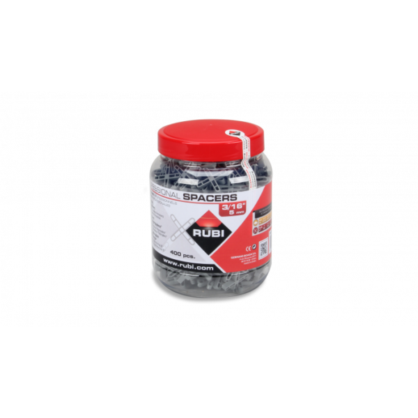 RUBI 3/16" TILE SPACERS (400/JAR)