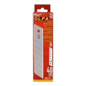 25mm Snap-Off Blades - 40/pk