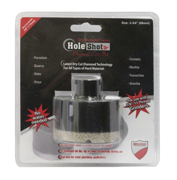 RUSSO 5/16" DIAMOND CORE BIT - HSHS516T