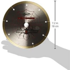 BLACK WIDOW 7" CONTINUOUS RIM DIAMOND BLADE