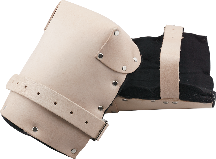 43 123 1 1 LEATHER KNEE PADS