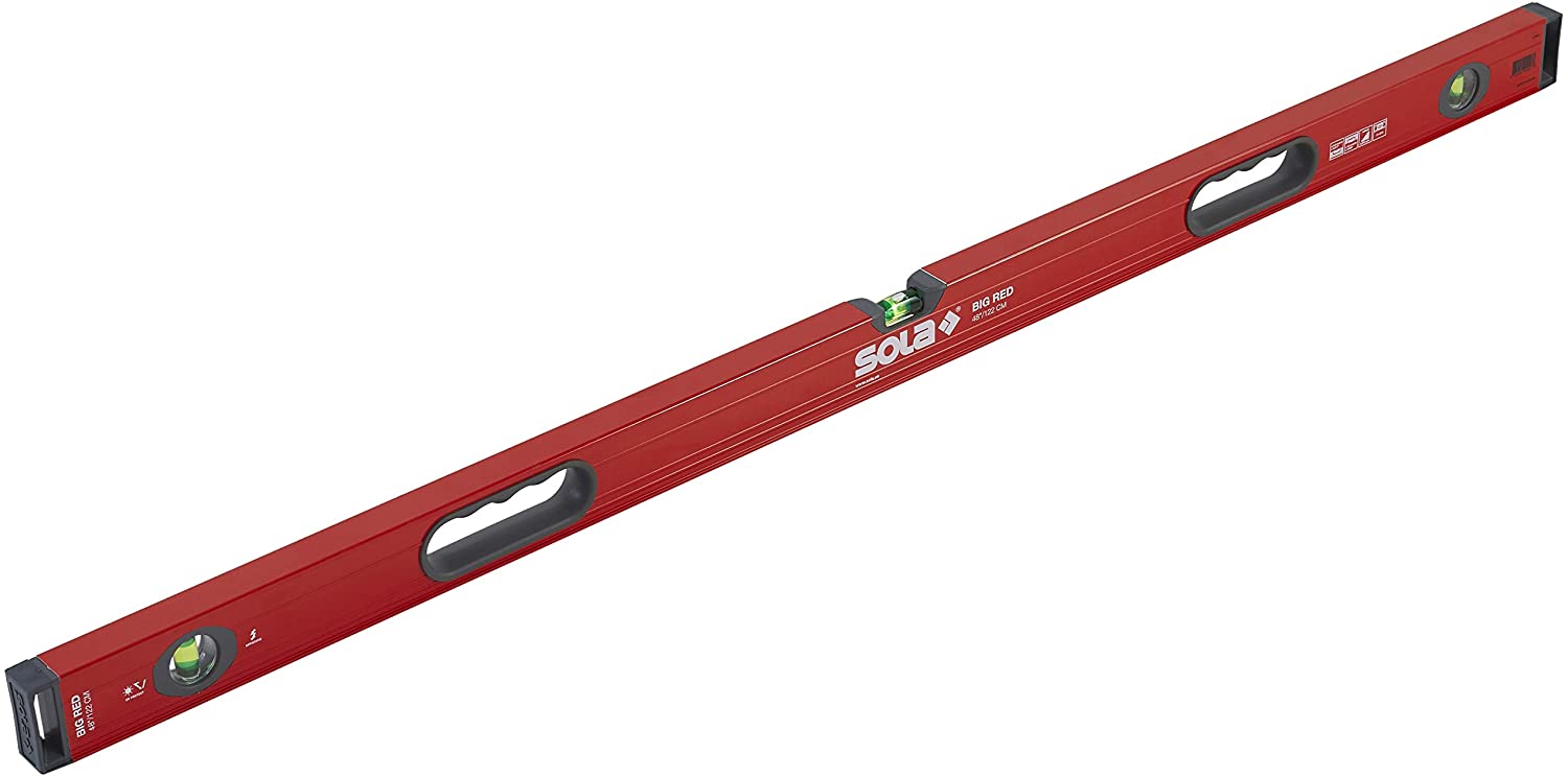 SOLA LSB48M Big Red Aluminum Magnetic Box Beam Level