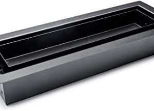 ARIA OG [SUPPLY] FRAMED OG FLOOR VENT [LUXE] - 3" X 10" MATTE BLACK 