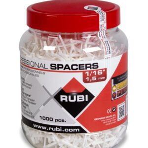 RUBI 1/16" SPACERS (1000/JAR)