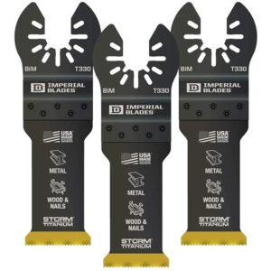 1-1/4" Multi-Material Titanium Metal/Wood Blades (3 Pack)