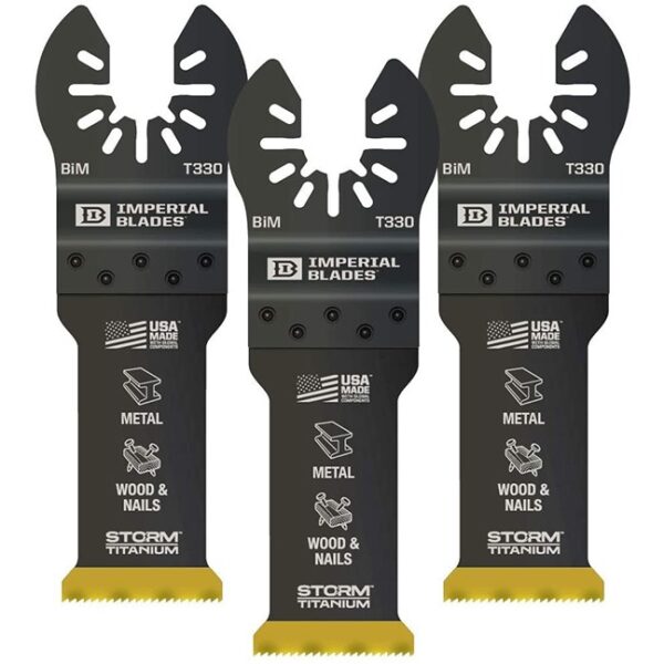 1-1/4" Multi-Material Titanium Metal/Wood Blades (3 Pack)