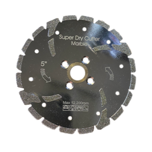 LW 5" T SEGMENT MARBLE DRY CUT DIAMOND BLADE