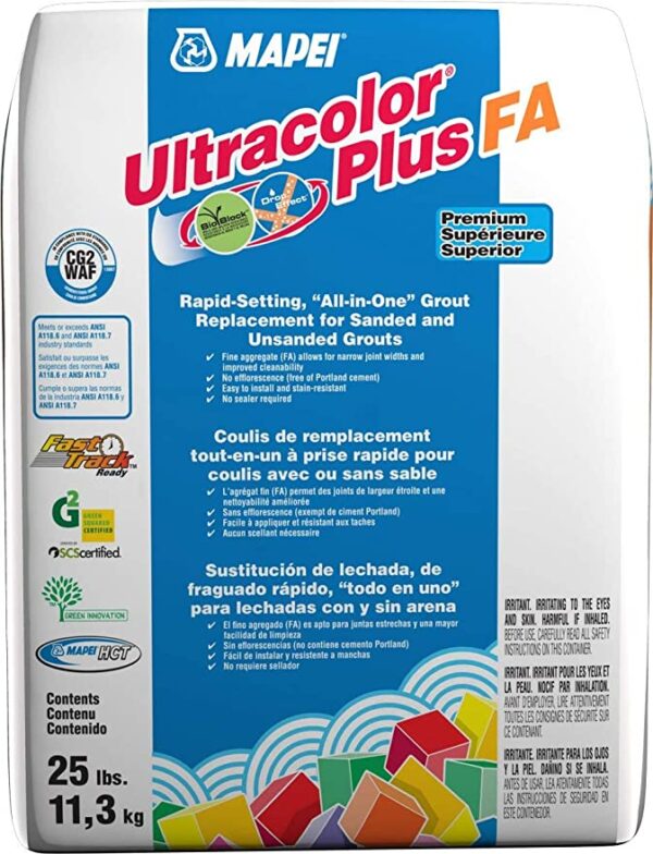 MAPEI ULTRACOLOR + FA GROUT 25LB (#226 NUTMEG)