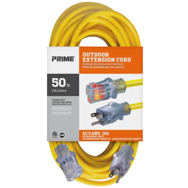 PRIME 50FT EXTENSION CORD (12/3GAUGE)