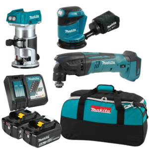 18V LXT® 3-TOOL WOODWORKING COMBO KIT (5.0Ah)