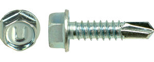 10-16 X 1" IHW TECH SCREW, Z/P,  SET (5000PCS/BULK)