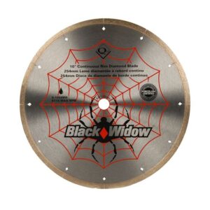 QEP 6-1008BW 10-Inch Black Widow Diamond Blade
