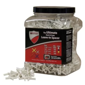 RUSSO 1/16" (1.5MM) SPACERS (1000/JAR)