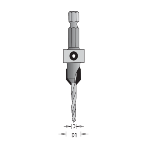 2-1/8" X 1/8" DIA - CARBIDE TIPPED COUNTERSINK FOR SNAPPY