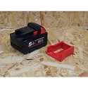 thumbnail 1 2 Milwaukee M18 Battery Mounts 6 Pack Red