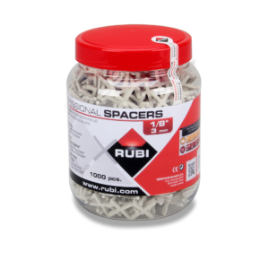 RUBI 1/16" T SPACERS (1000/PCS)