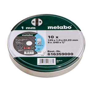 616359000- Metabo 5" Cut off Blades (10)
